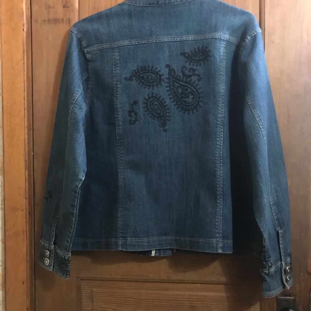 PBJ Blues Embroidered Denim Jacket - Picture 5 of 5